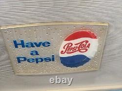 Vtg Pepsi Cola Top Lid Vending Machine Ideal Model 85