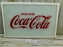 Vtg Replacement Coca Cola Vending Machine/Sign Glass Panel Insert 15.5X9.5 NOS