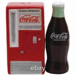 WESTLAND Coca-Cola vending machine type Magnetic Salt and Pepper Shaker F/S