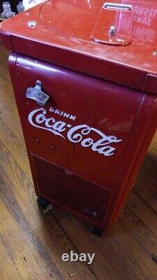 WORKING 1941 coca cola spin top bottle serving machine with operating manual