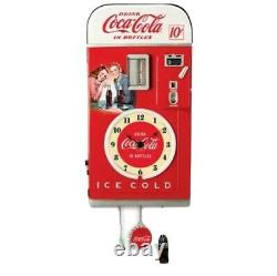 Wall Decor COCA-COLA Time Refreshment Vending Machine Wall Clock Retro Vintage