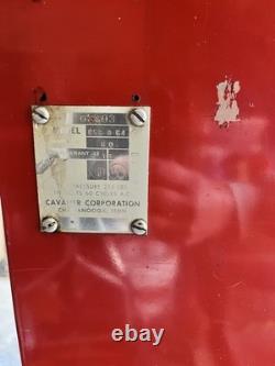 Working! 1960's Vintage Coca-Cola Vending Machine Cavalier CSS-64