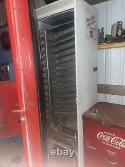 Working COCA COLA CAVALIER 14 SLOT Vending Machine Coke Bottle Vendo Quarters