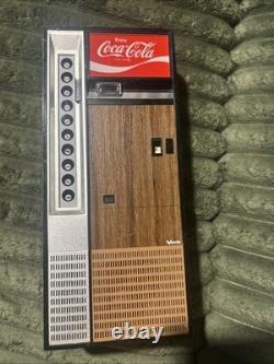 Working Vintage 1970s Coca-Cola Vending Machine Radio Japan Rare Vendo Jack