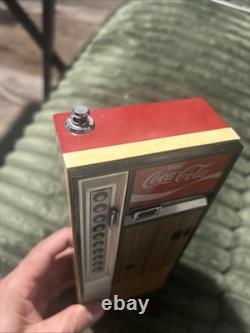 Working Vintage 1970s Coca-Cola Vending Machine Radio Japan Rare Vendo Jack