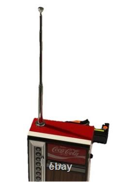 Working Vintage 1970s Coca-Cola Vending Machine Radio Japan Tested with Video