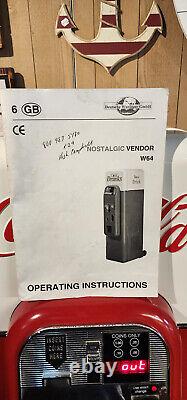 Wurlitzer COCA-COLA Soda Vending Machine W64 (Coke Vendo 44) THE GAME ROOM STORE